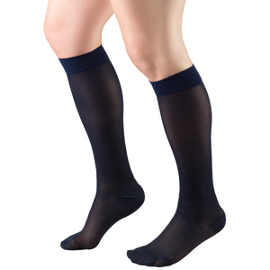 Truform Sheer Compression Stockings, 15-20 mmHg, Women's Knee High Length, 20 Denier