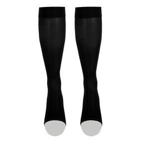 Truform Women's Compression Stockings, 20-30 mmHg, Knee High Length, Open Toe, Opaque