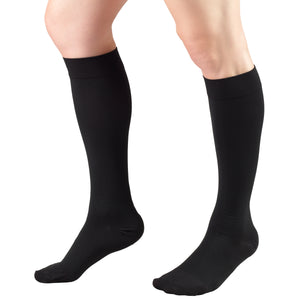 Truform 30-40 mmHg Compression Stockings for Men and Women, Knee High Length, Closed Toe