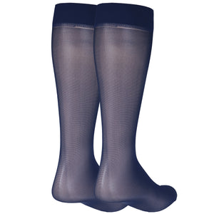 Truform Sheer Compression Stockings, 8-15 mmHg, Women's Knee High Length, 20 Denier