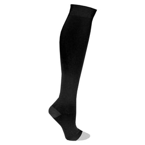 Truform Surgical Stockings, 18 mmHg Compression for Men and Women, Knee High Length, Open Toe