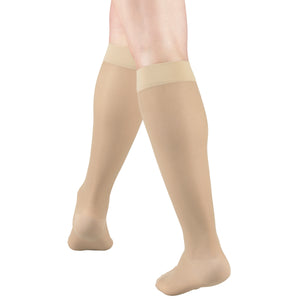 Truform Sheer Compression Stockings, 20-30 mmHg, Women's Knee High Length, 30 Denier