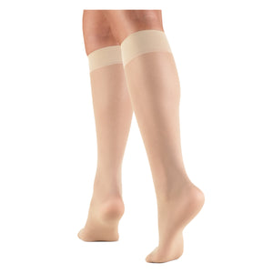 Truform Sheer Compression Stockings, 8-15 mmHg, Women's Knee High Length, 20 Denier