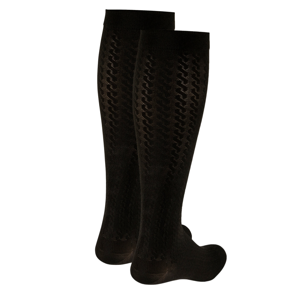 Truform Compression Socks, 15-20 mmHg, Women's Dress Socks, Knee High Over Calf Length
