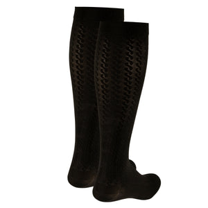 Truform Compression Socks, 15-20 mmHg, Women's Dress Socks, Knee High Over Calf Length