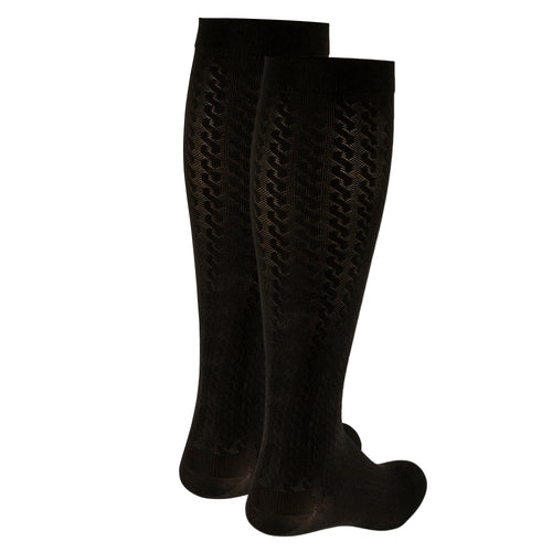 Truform Compression Socks, 15-20 mmHg, Women's Dress Socks, Knee High Over Calf Length