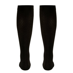 Truform Compression Socks, 15-20 mmHg, Women's Dress Socks, Knee High Over Calf Length