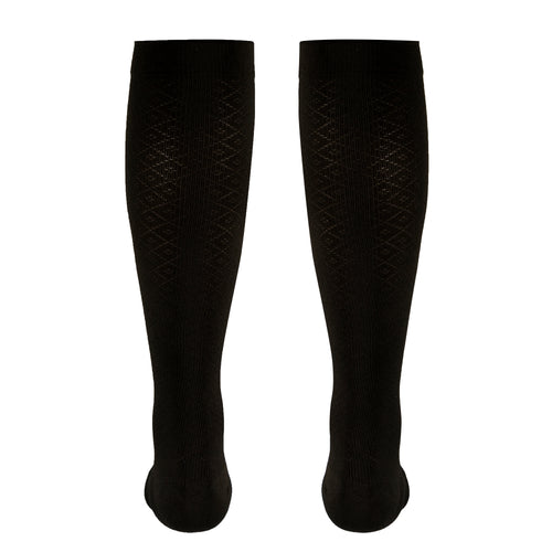 Truform Compression Socks, 15-20 mmHg, Women's Dress Socks, Knee High Over Calf Length