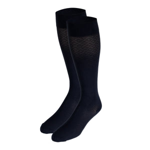 Truform Compression Socks, 15-20 mmHg, Women's Dress Socks, Knee High Over Calf Length