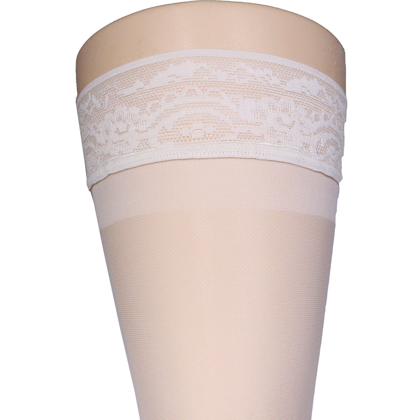 Truform Sheer Compression Stockings, 15-20 mmHg, Women's Thigh High Length, 20 Denier
