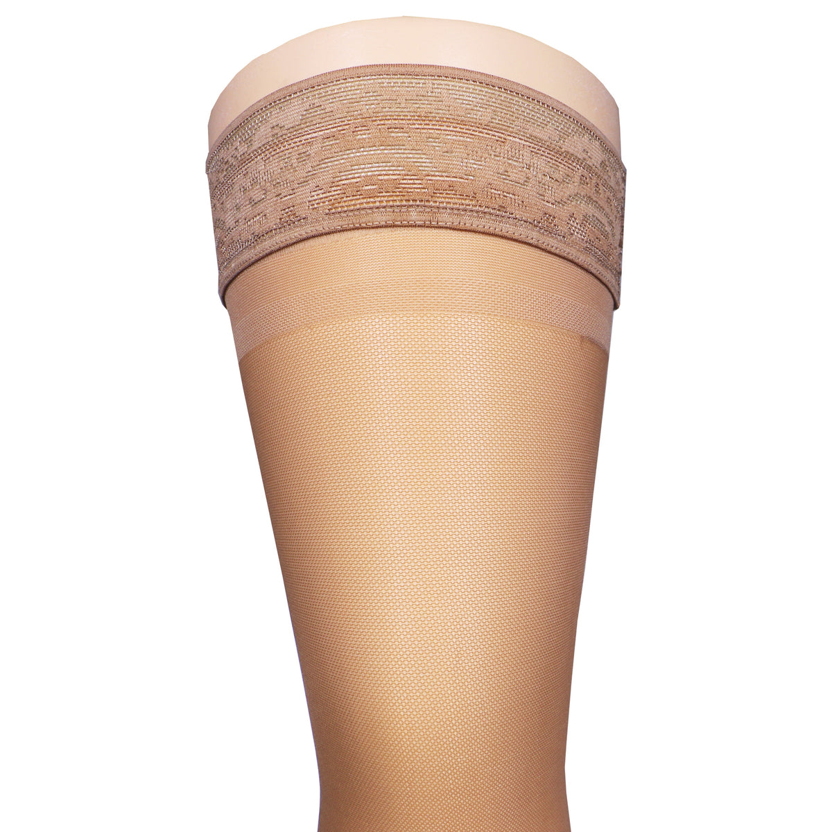 Truform Sheer Compression Stockings, 15-20 mmHg, Women's Thigh High Length, 20 Denier