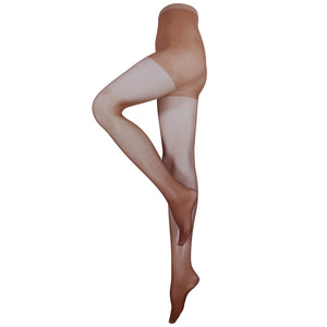 Truform Sheer Compression Pantyhose, 8-15 mmHg, Women's Shaping Tights, 20 Denier