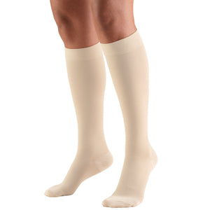 Truform 20-30 mmHg Medical Compression Stockings, Smooth Stretch Microfiber, Knee High, Closed Toe