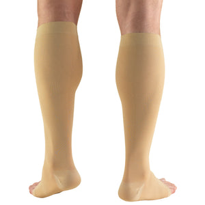 Truform 20-30 mmHg Compression Stockings for Men and Women, Knee High Length, Open Toe