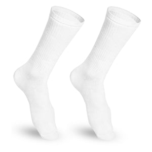 Truform Mid Calf Compression Socks for Men, 15-20 mmHg Medical Support, Crew Length