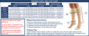 Truform 30-40 mmHg Compression Stockings for Men and Women, Knee High Length, Closed Toe
