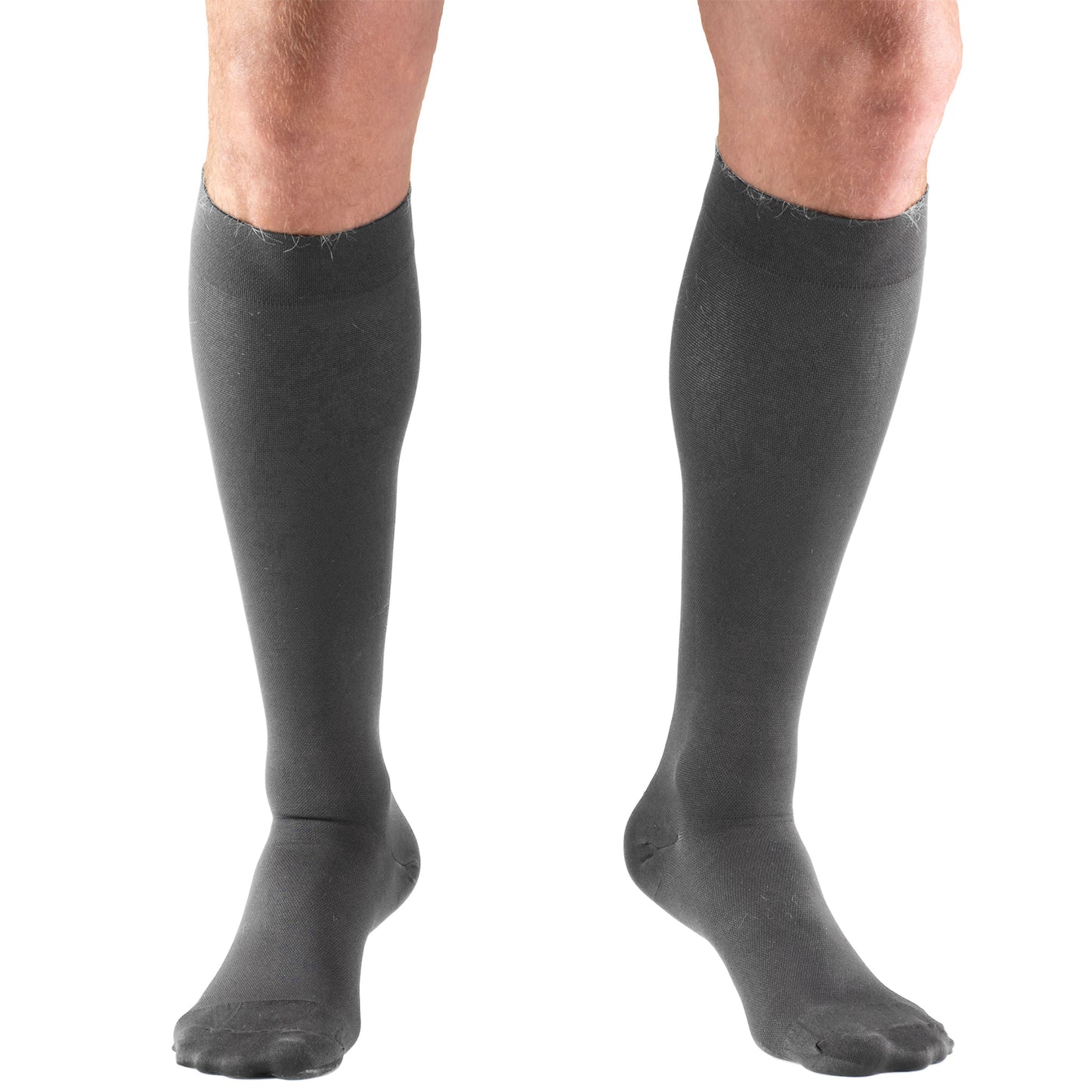 Truform 20-30 mmHg Compression Stockings for Men and Women, Knee High Length, Closed Toe