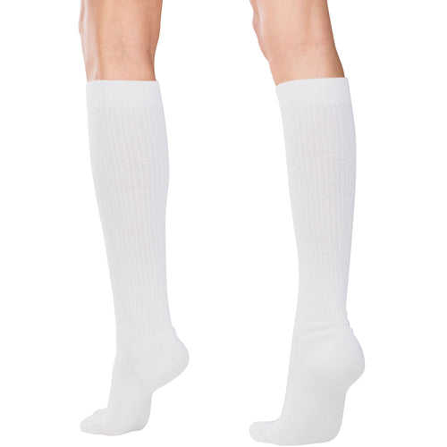 Truform Compression Socks, 15-20 mmHg, Ladies Gym Socks, Knee High Over Calf Length