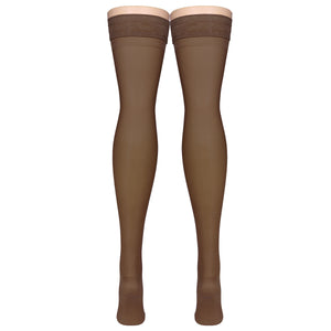 Truform Sheer Compression Stockings, 15-20 mmHg, Women's Thigh High Length, 20 Denier