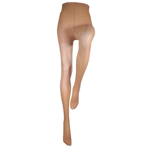 Truform Sheer Compression Pantyhose, 20-30 mmHg, Women's Shaping Tights, 20 Denier