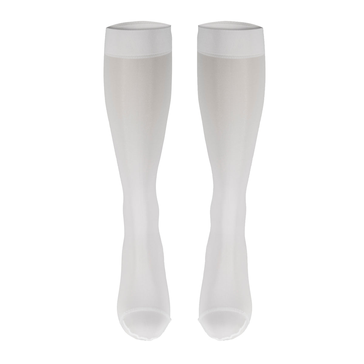 Truform Sheer Compression Stockings, 15-20 mmHg, Women's Knee High Length, 20 Denier