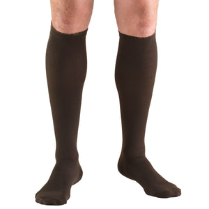 Truform Compression Socks, 30-40 mmHg, Men's Dress Socks, Knee High Over Calf Length