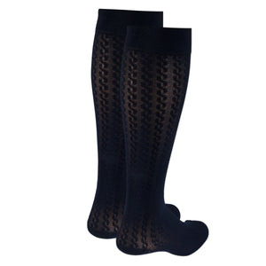 Truform Compression Socks, 15-20 mmHg, Women's Dress Socks, Knee High Over Calf Length