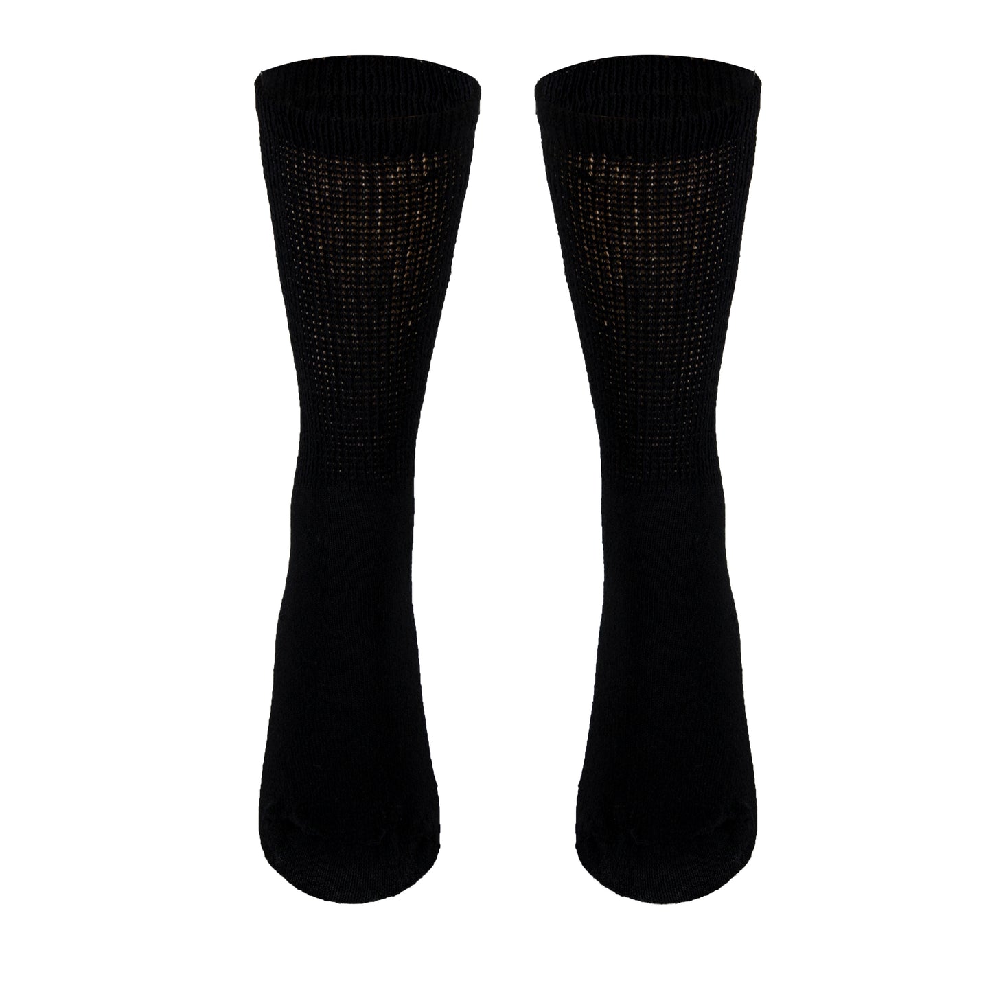 Truform Diabetic Socks for Men and Women, Medical Style Crew Length, Mid Calf Height, 3 pairs