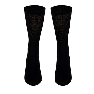 Truform Diabetic Socks for Men and Women, Medical Style Crew Length, Mid Calf Height, 3 pairs