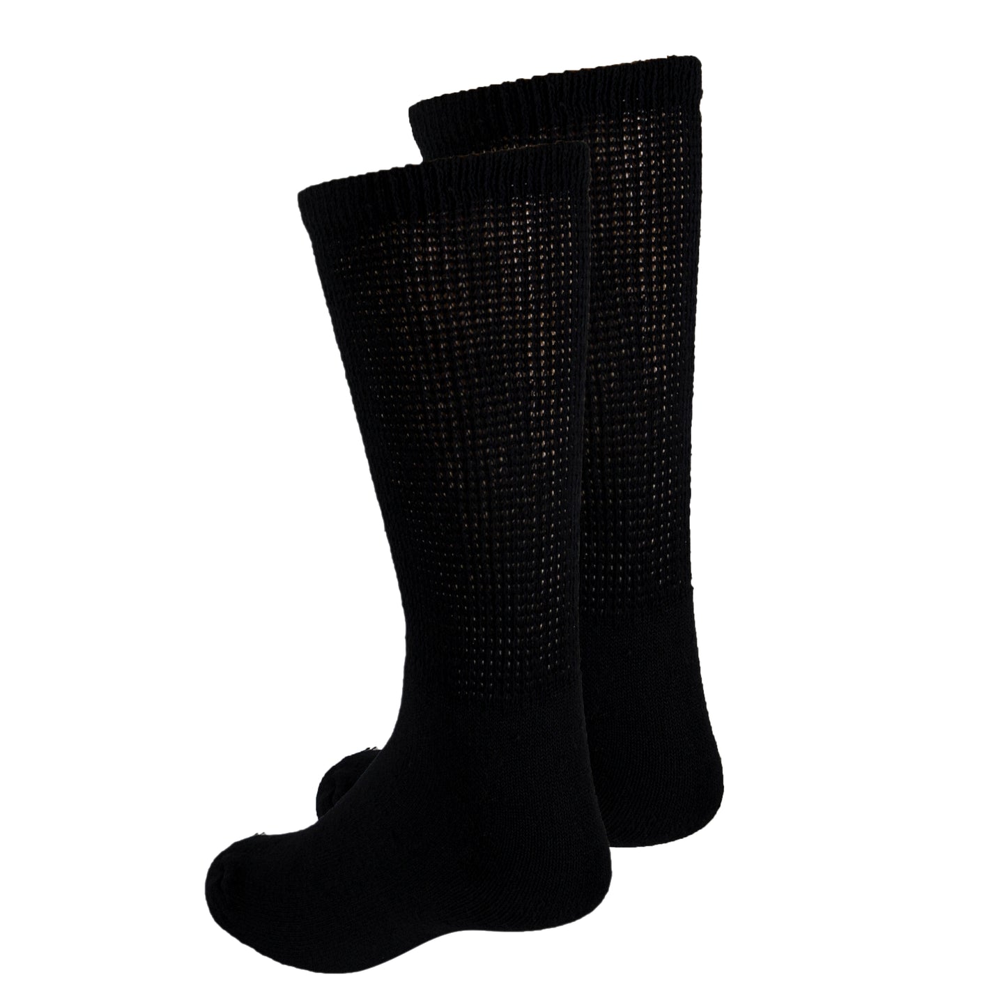 Truform Diabetic Socks for Men and Women, Medical Style Crew Length, Mid Calf Height, 3 pairs