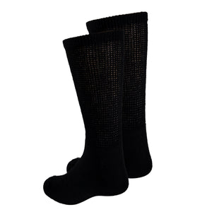 Truform Diabetic Socks for Men and Women, Medical Style Crew Length, Mid Calf Height, 3 pairs