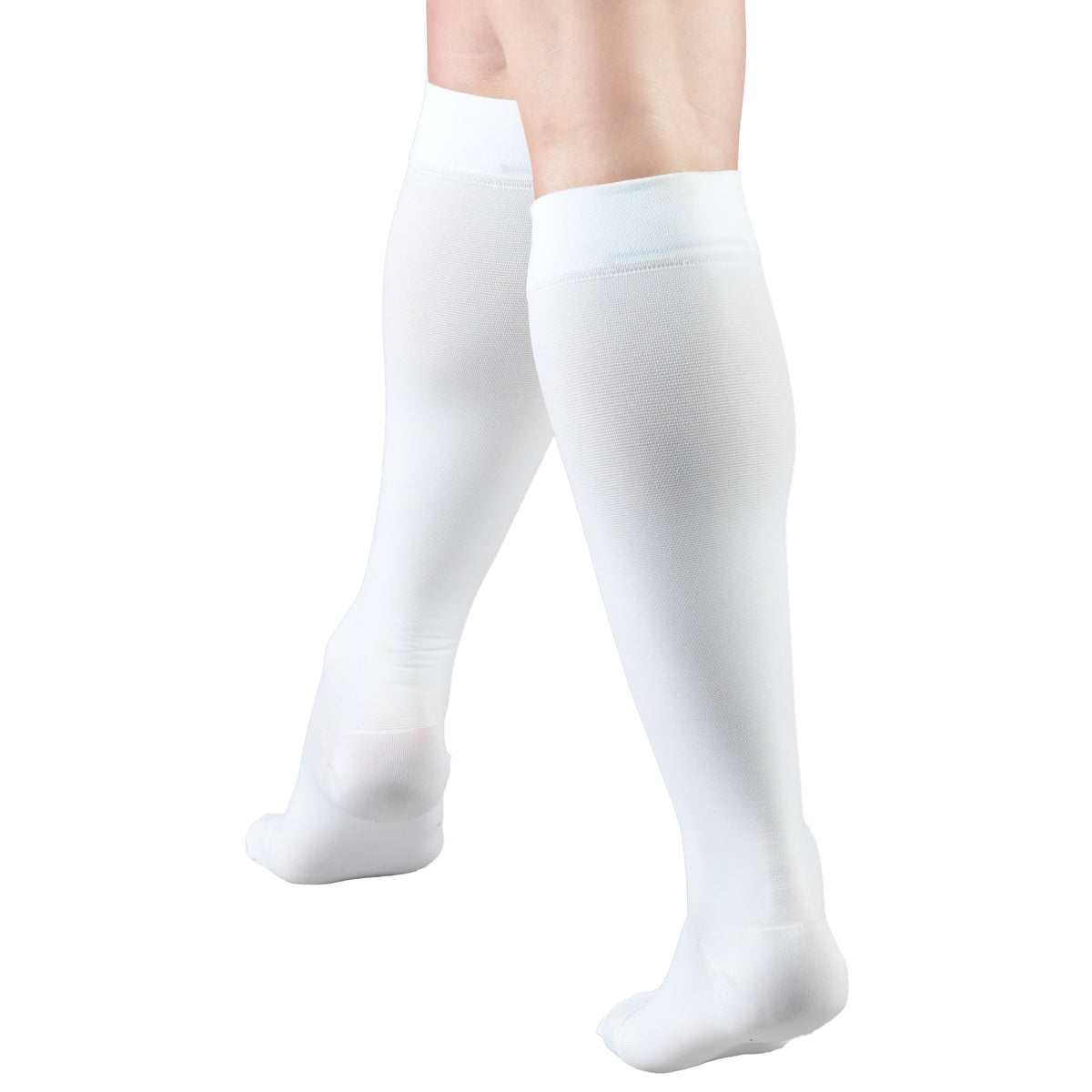 Truform 20-30 mmHg Compression Stockings for Men and Women, Knee High Length, Closed Toe