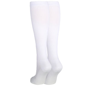 Truform Compression Socks, 20-30 mmHg, Men's Gym Socks, Knee High Over Calf Length