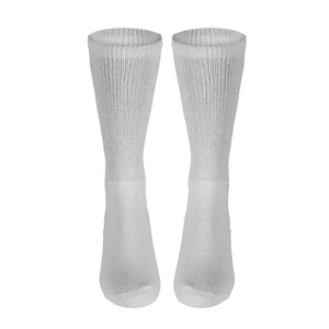 Truform Diabetic Socks for Men and Women, Medical Style Crew Length, Mid Calf Height, 3 pairs