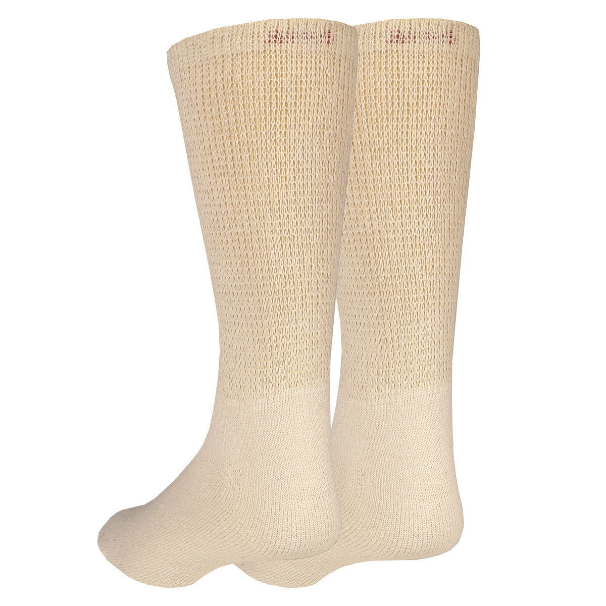 Truform Diabetic Socks for Men and Women, Medical Style Crew Length, Mid Calf Height, 3 pairs