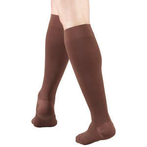 Truform 20-30 mmHg Compression Stockings for Men and Women, Knee High Length, Closed Toe