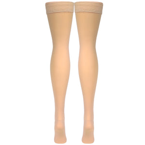 Truform Sheer Compression Stockings, 20-30 mmHg, Women's Thigh High Length, 30 Denier