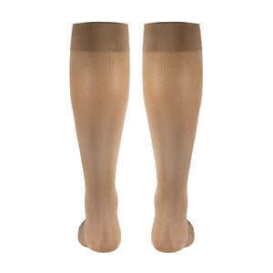 Truform Women's Compression Stockings, 20-30 mmHg, Knee High Length, Closed Toe, Opaque