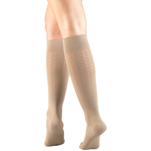 Truform Compression Socks, 15-20 mmHg, Women's Dress Socks, Knee High Over Calf Length