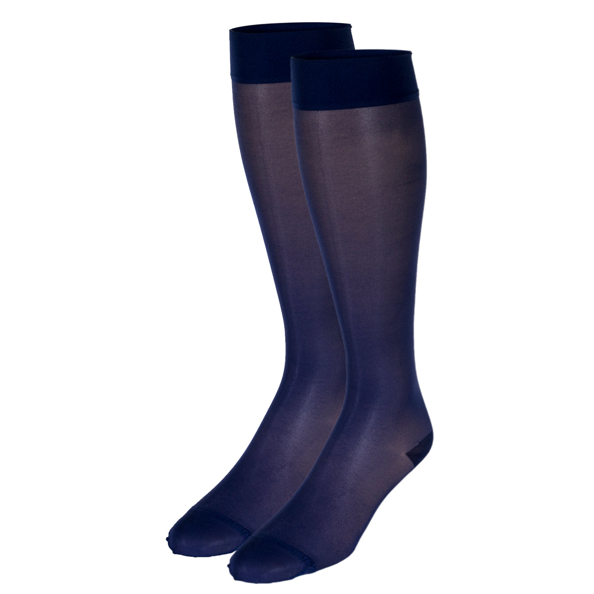 Truform Sheer Compression Stockings, 15-20 mmHg, Women's Knee High Length, 20 Denier