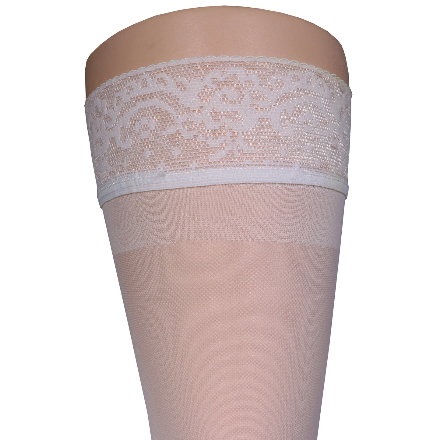 Truform Sheer Compression Stockings, 15-20 mmHg, Women's Thigh High Length, 20 Denier