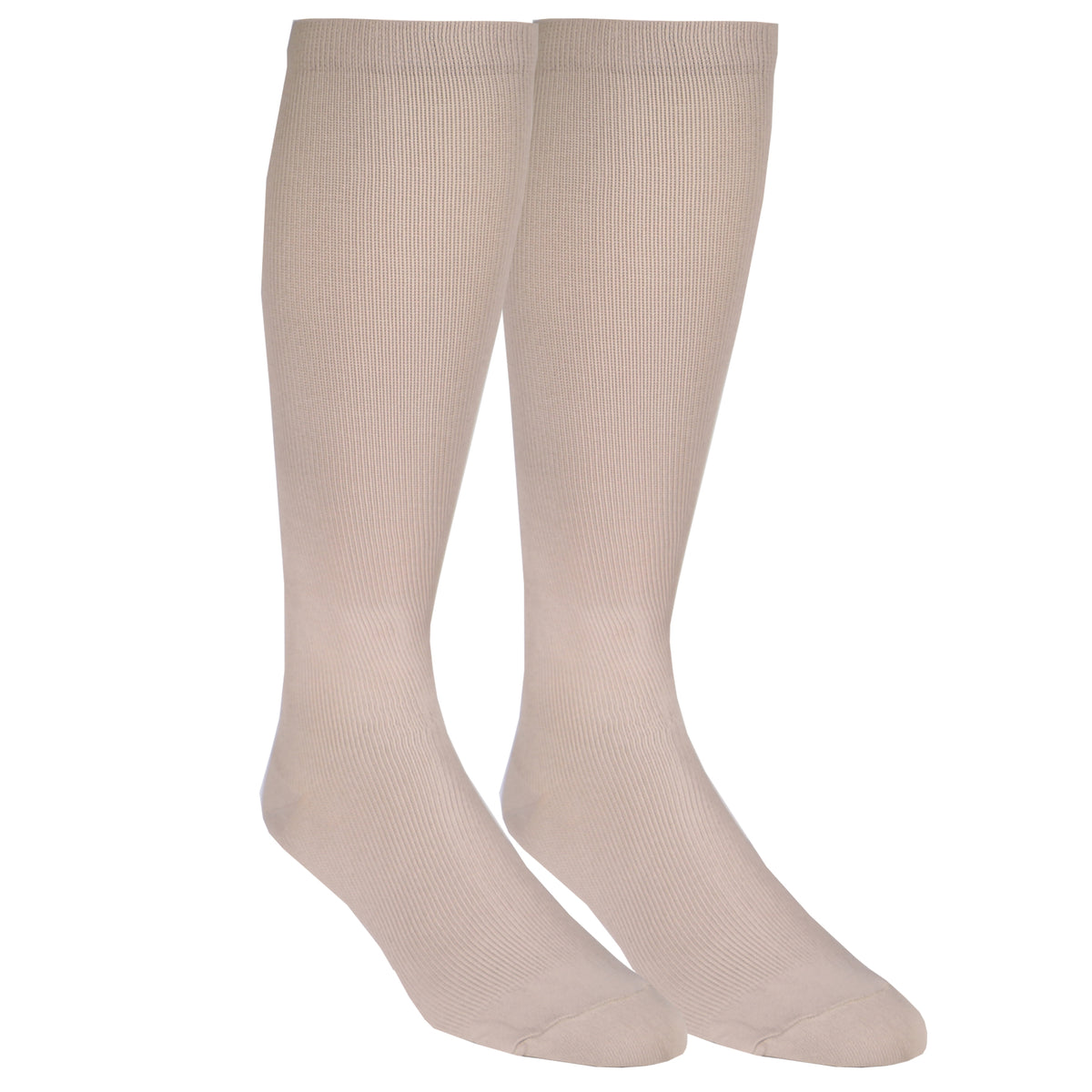 Truform Travel Compression Socks for Men and Women, 15-20 Knee High Over Calf Length