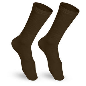 Truform Mid Calf Compression Socks for Men, 15-20 mmHg Medical Support, Crew Length