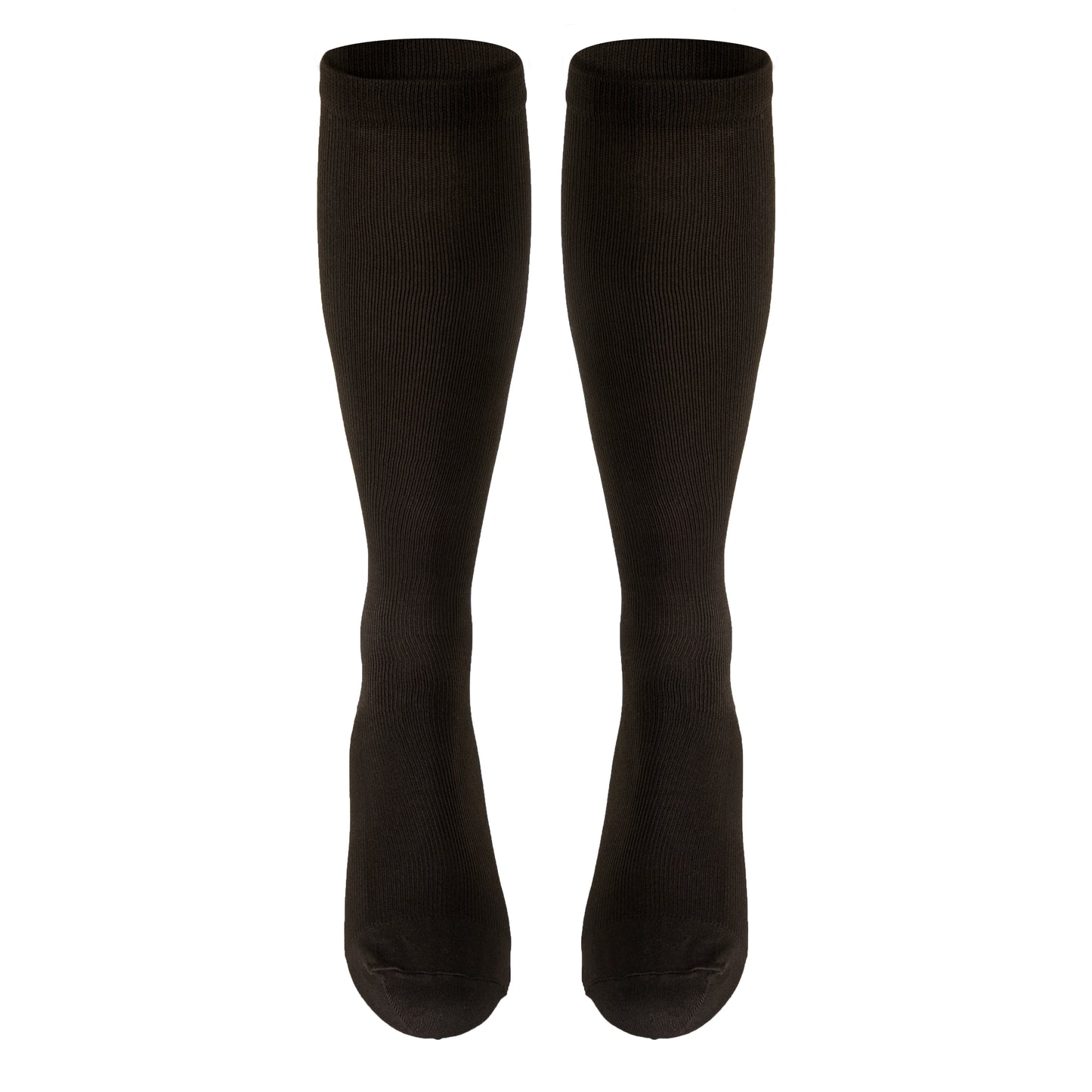 Truform Compression Socks, 15-20 mmHg, Men's Dress Socks, Knee High Over Calf Length