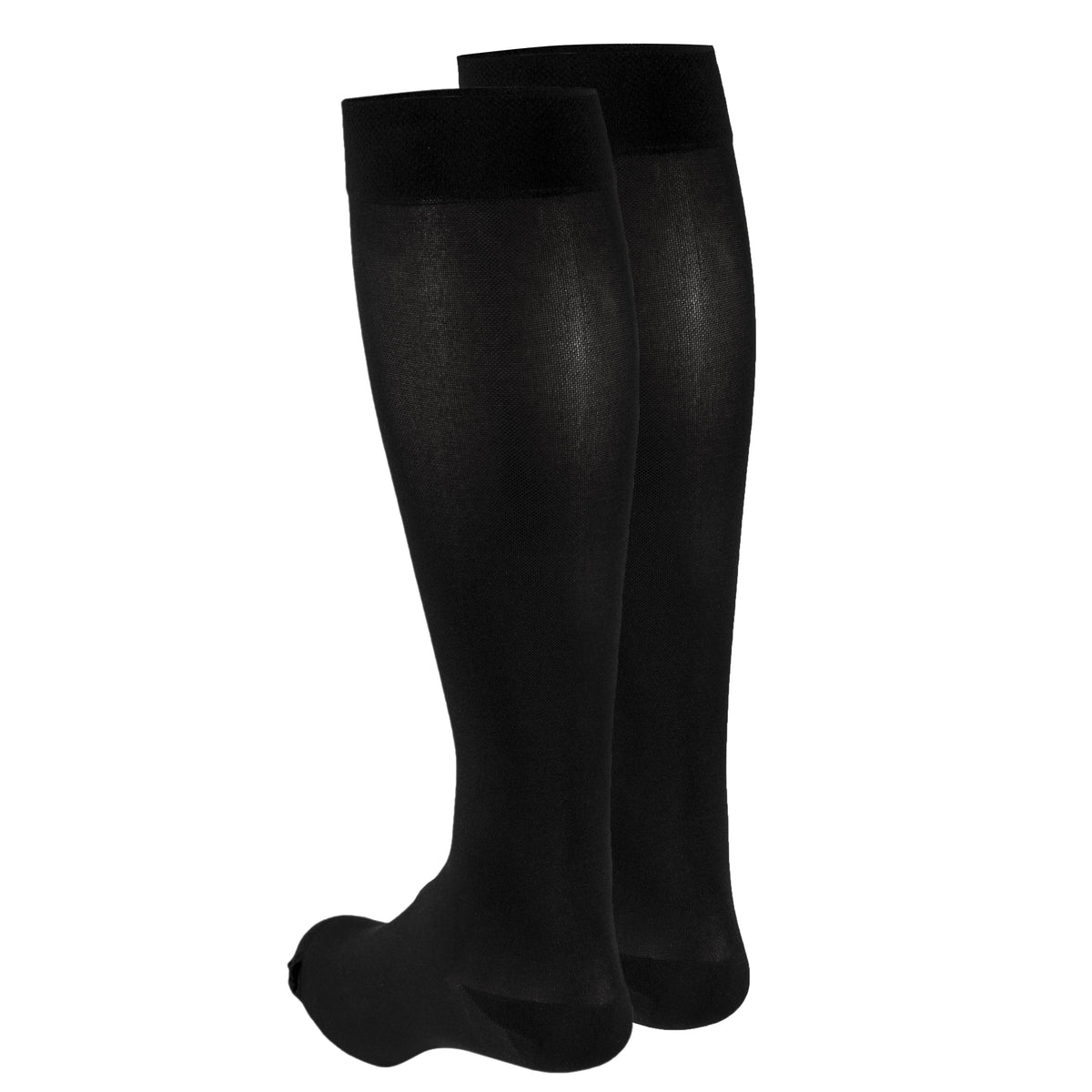 Truform Women's Compression Stockings, 15-20 mmHg, Knee High Length, Closed Toe, Opaque