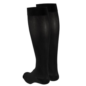 Truform Women's Compression Stockings, 15-20 mmHg, Knee High Length, Closed Toe, Opaque