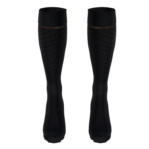 Truform Travel Compression Socks for Men and Women, 15-20 Knee High Over Calf Length