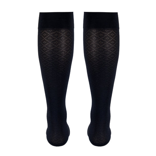 Truform Compression Socks, 15-20 mmHg, Women's Dress Socks, Knee High Over Calf Length