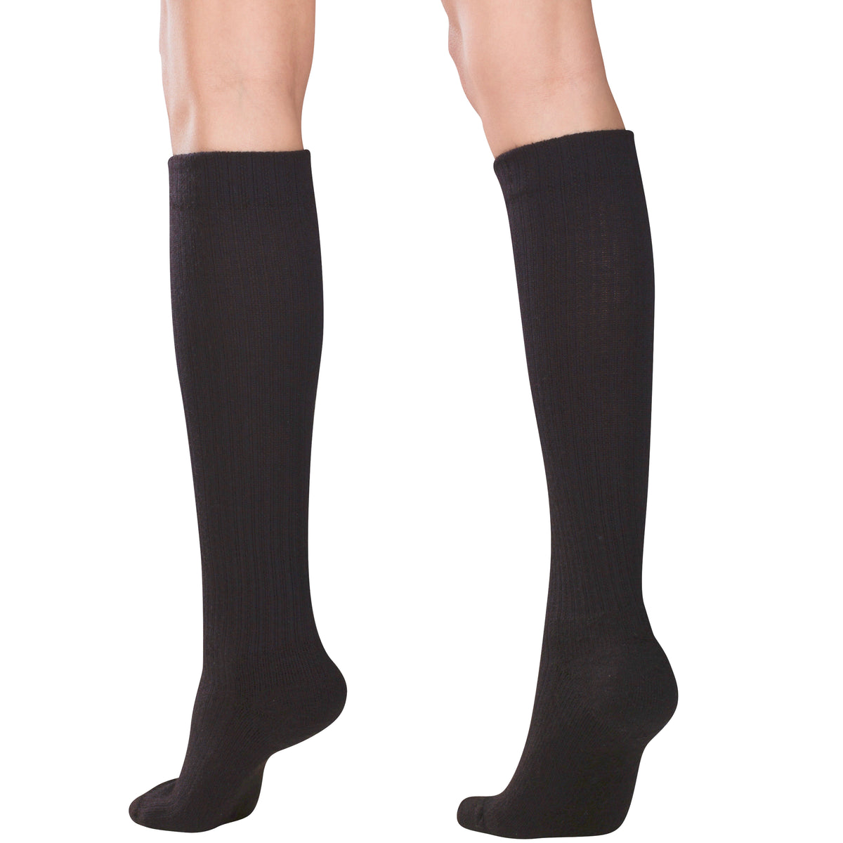Truform Compression Socks, 15-20 mmHg, Ladies Gym Socks, Knee High Over Calf Length