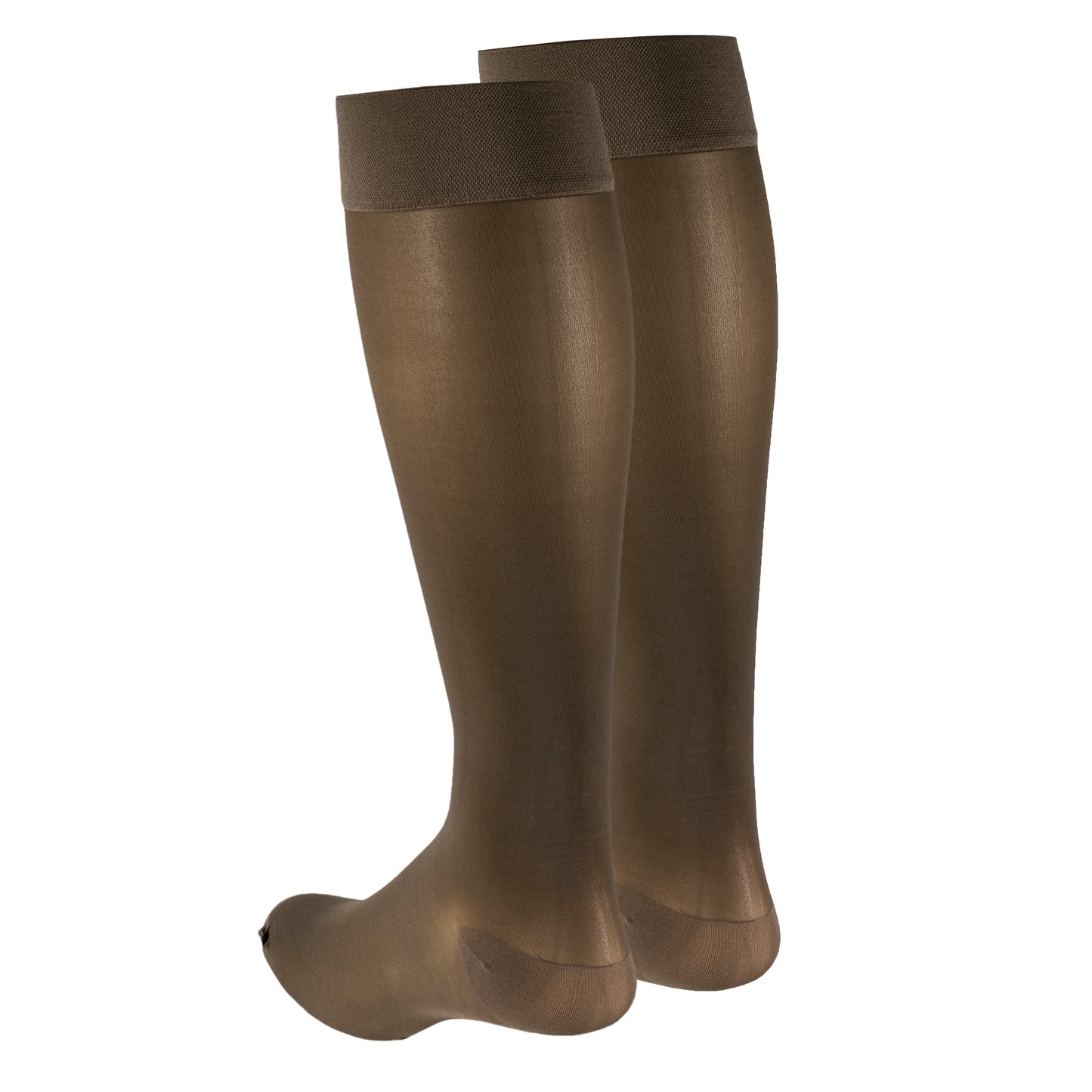 Truform Sheer Compression Stockings, 20-30 mmHg, Women's Knee High Length, 30 Denier